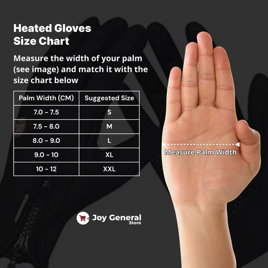 Heated Motorcycle Gloves – Winter Motorbike Gloves with Knuckle Protection, Visor Wiper & Touchscreen