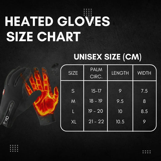 Heated Gloves Electric Warming Cycling Bike Ski Gloves for Men and Women