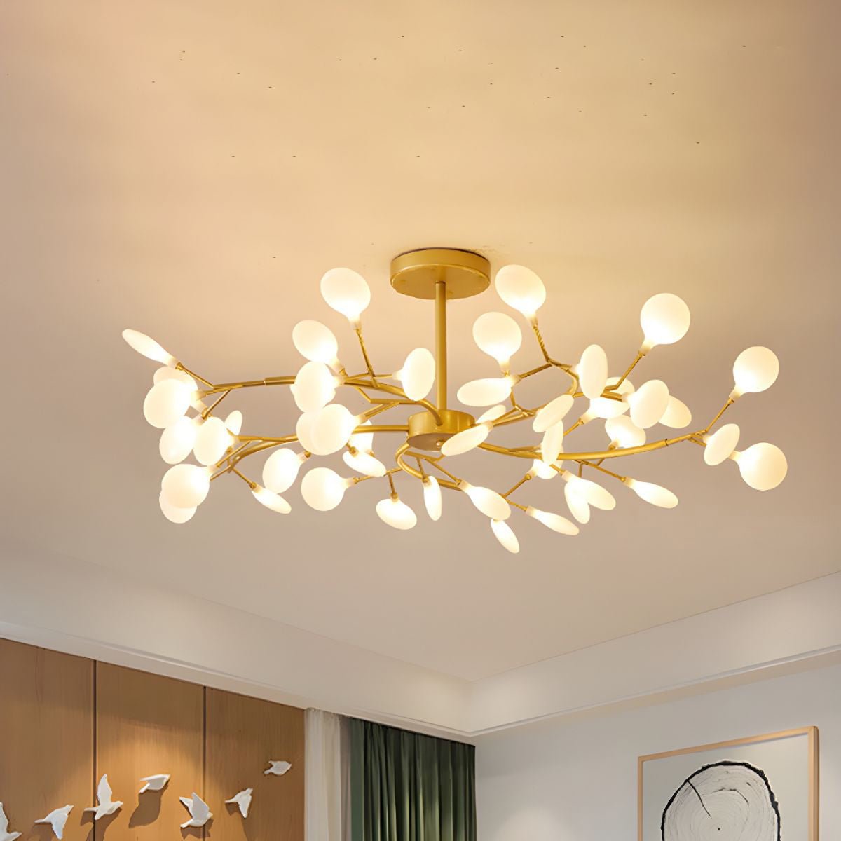 LED Firefly Luxury Chandelier | Modern Design, Indoor Use & Ideal for Living Room, Bedroom, or Restaurant