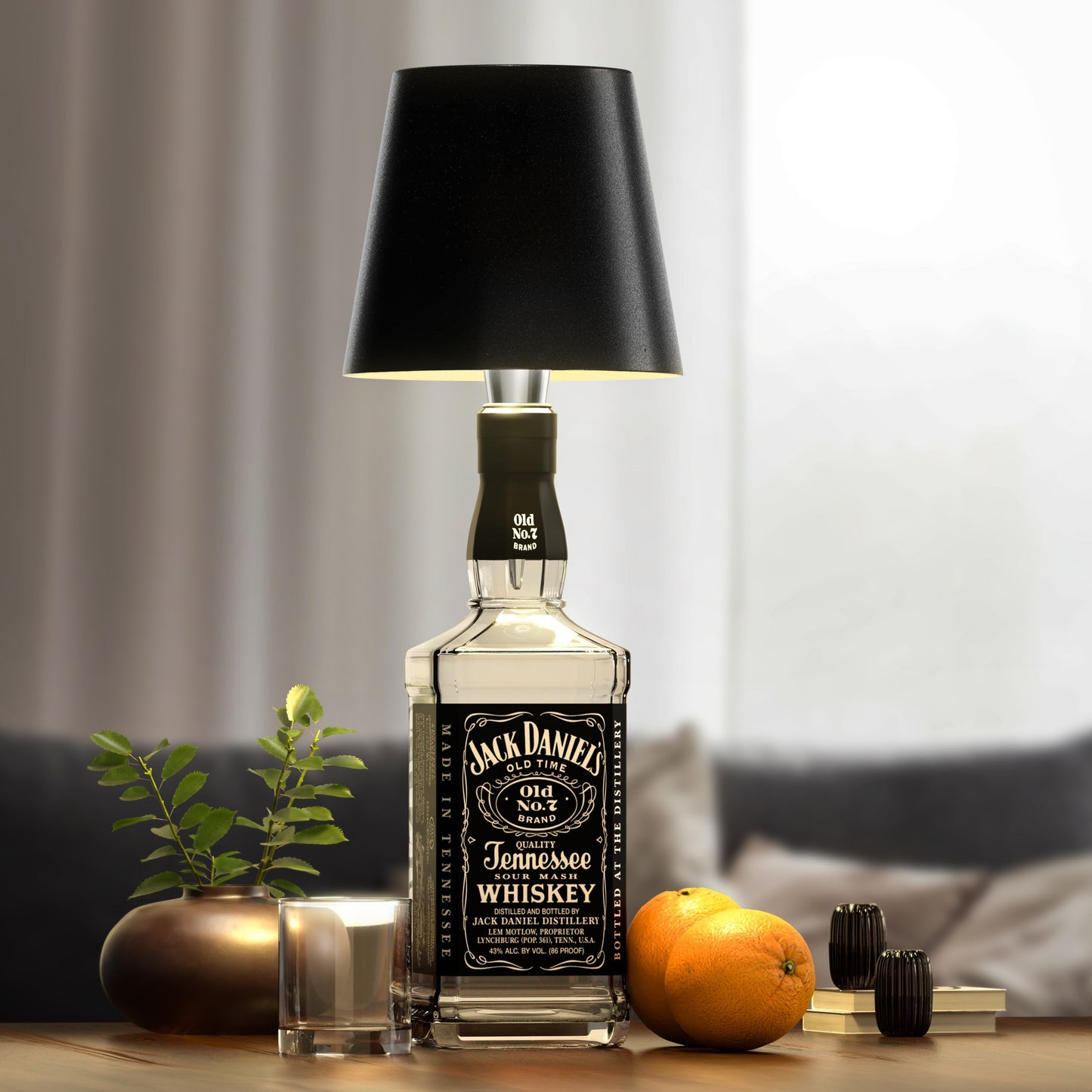 Wireless Bottle Lamp | Rechargeable, LED & Ideal for Home Decor or Outdoor Events
