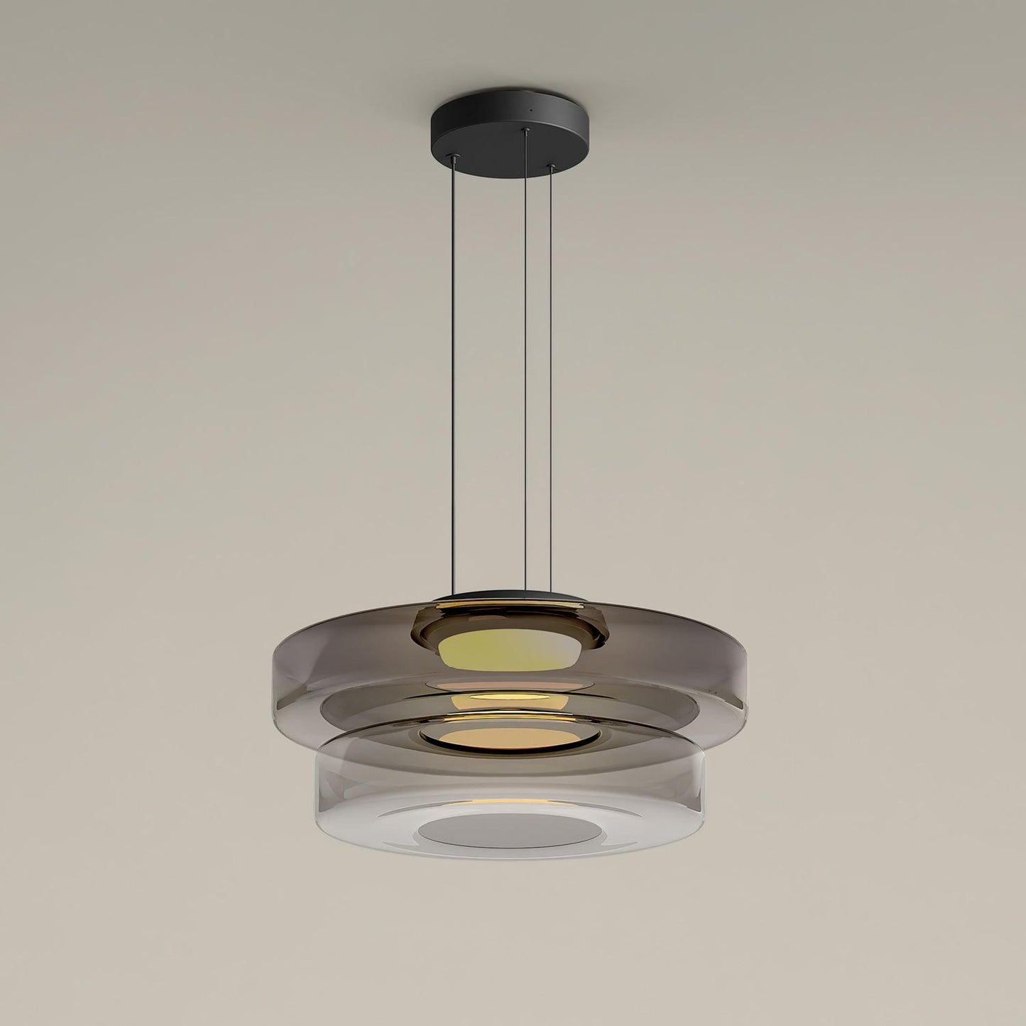 Levels Series Pendant Light | Dimmable, Adjustable Height & Versatile for Indoor Use in Living Rooms and Kitchens