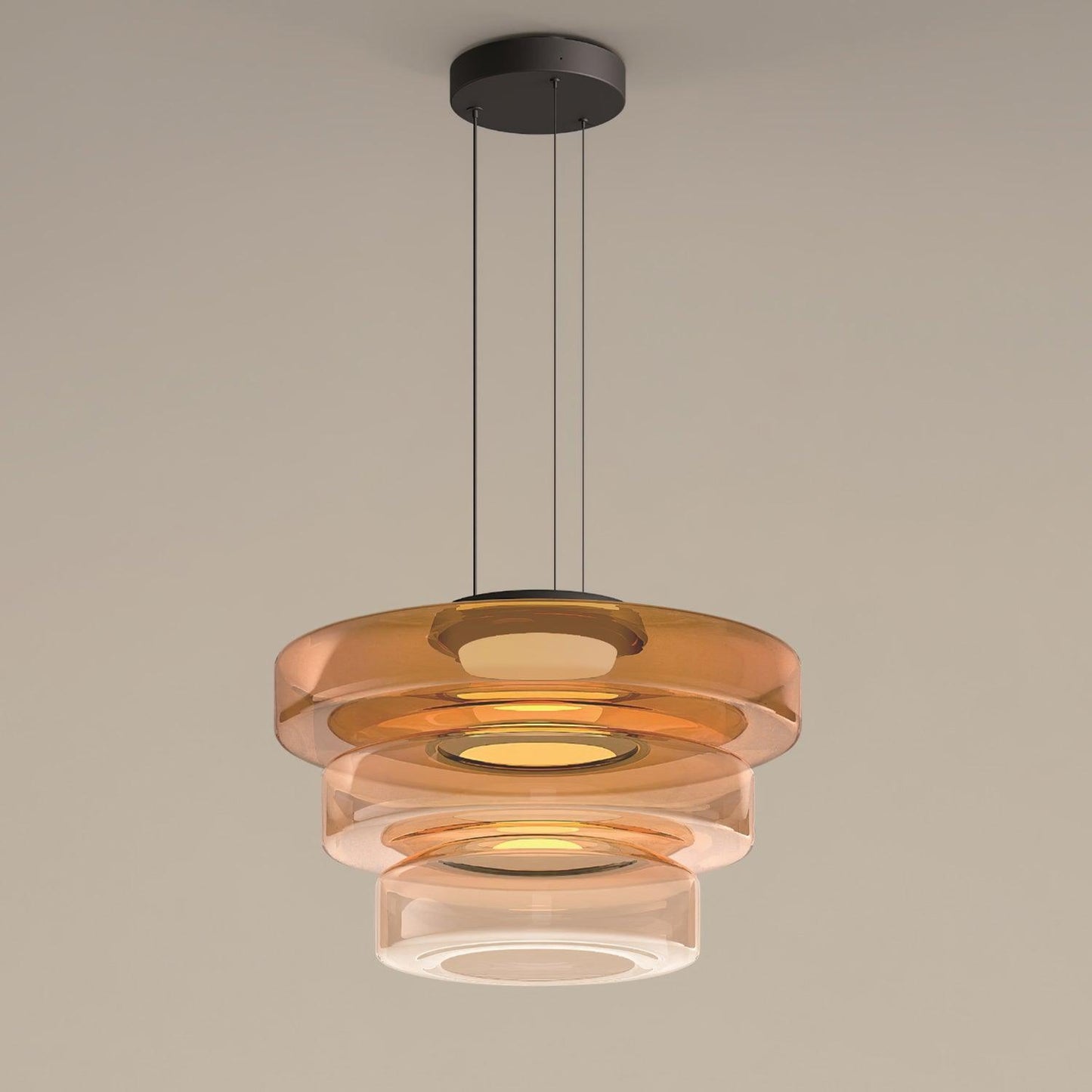Levels Series Pendant Light | Dimmable, Adjustable Height & Versatile for Indoor Use in Living Rooms and Kitchens