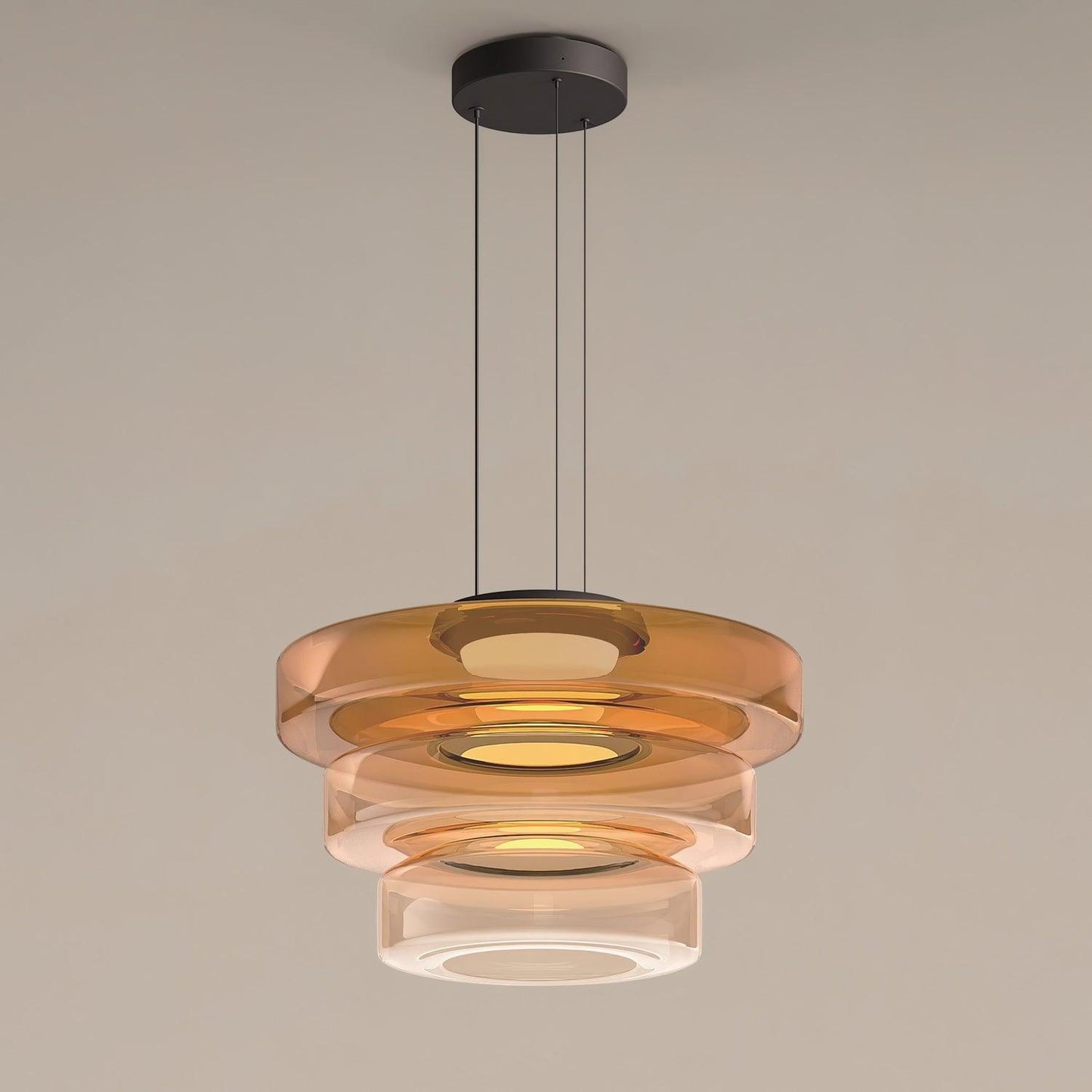Levels Series Pendant Light | Dimmable, Adjustable Height & Versatile for Indoor Use in Living Rooms and Kitchens