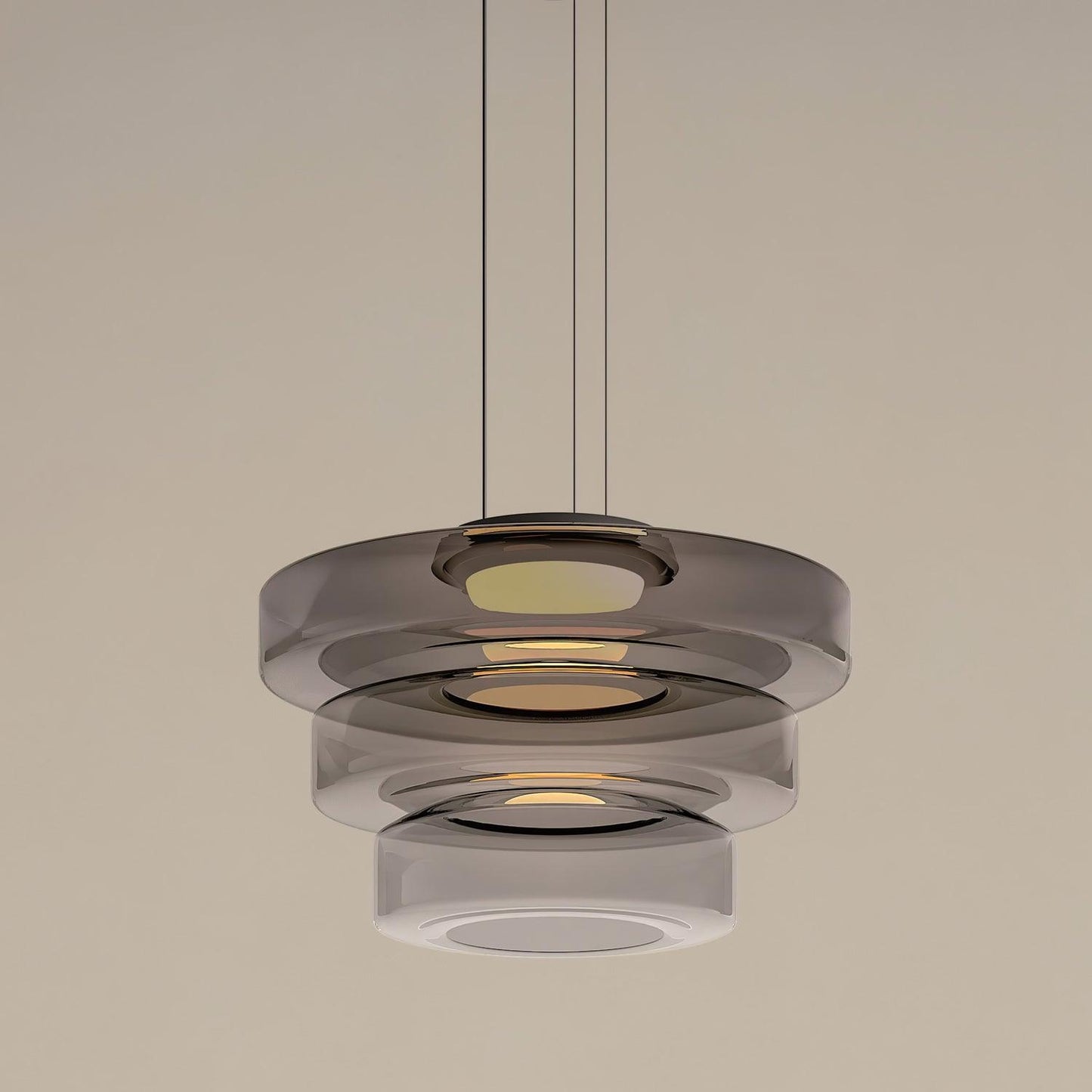 Levels Series Pendant Light | Dimmable, Adjustable Height & Versatile for Indoor Use in Living Rooms and Kitchens