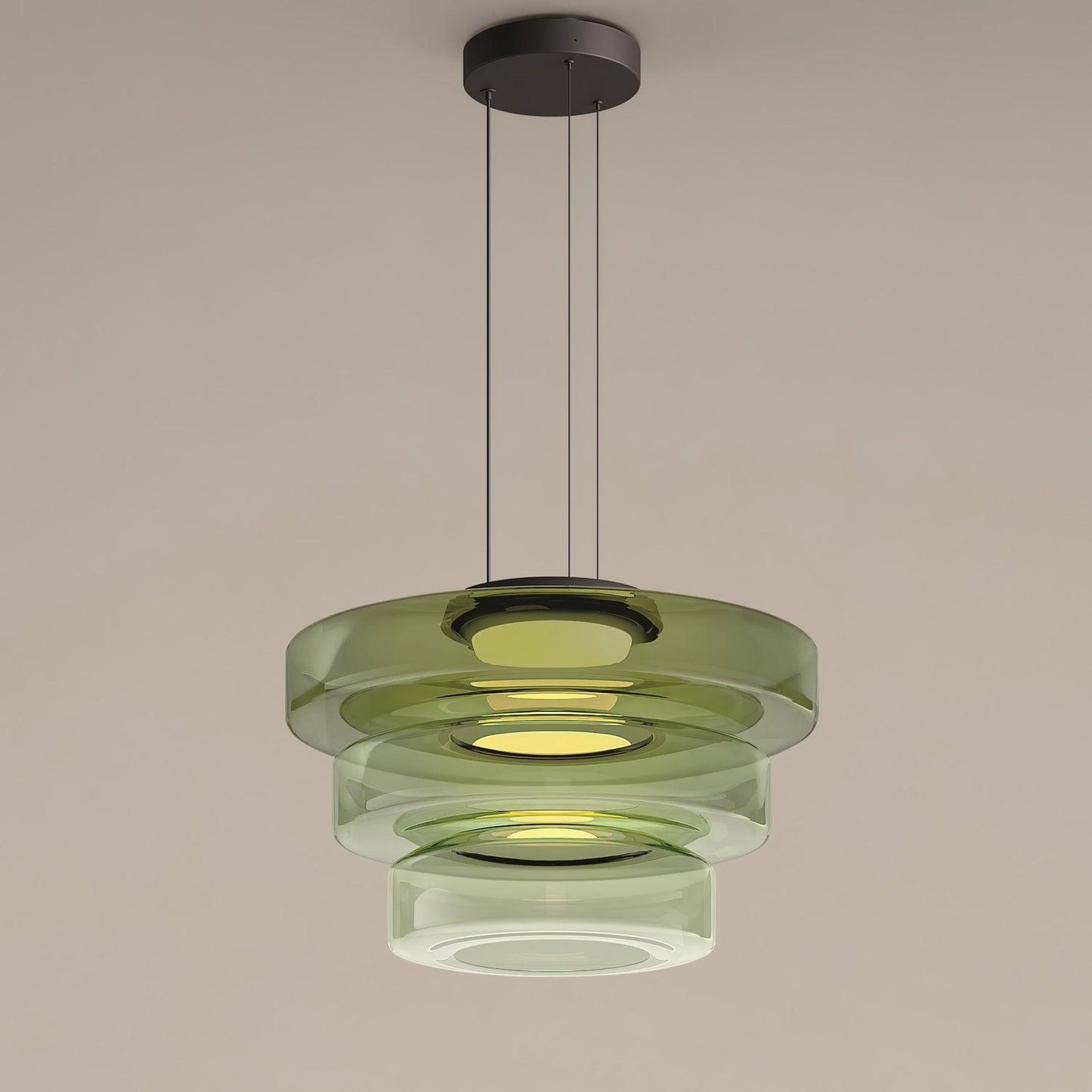 Levels Series Pendant Light | Dimmable, Adjustable Height & Versatile for Indoor Use in Living Rooms and Kitchens