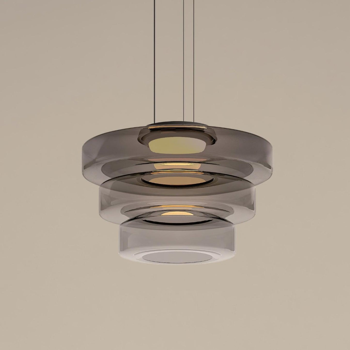 Levels Series Pendant Light | Dimmable, Adjustable Height & Versatile for Indoor Use in Living Rooms and Kitchens