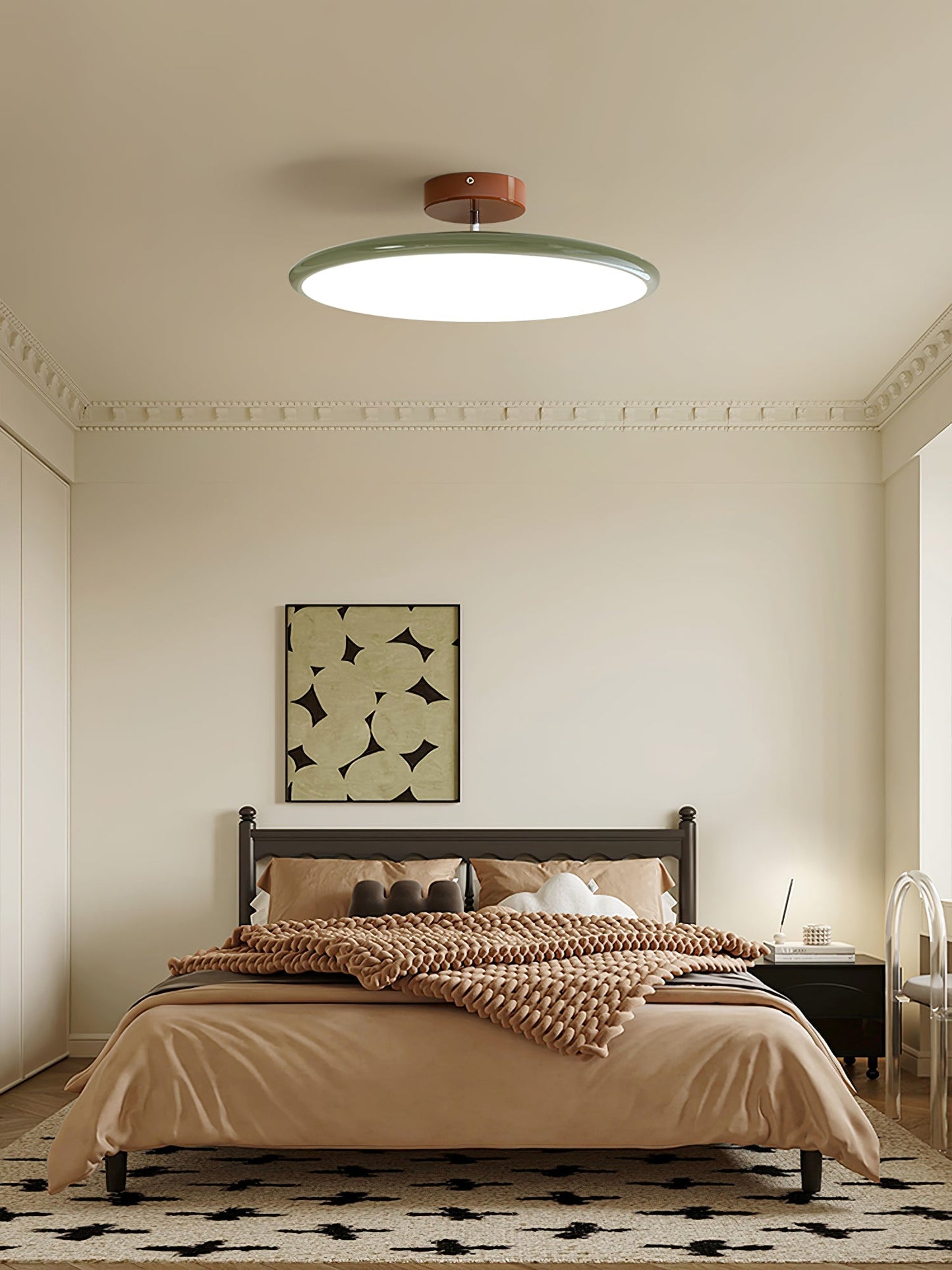 Adjustable Ceiling Lamp | Sleek Circular Design with Customizable Lighting for Indoor Spaces