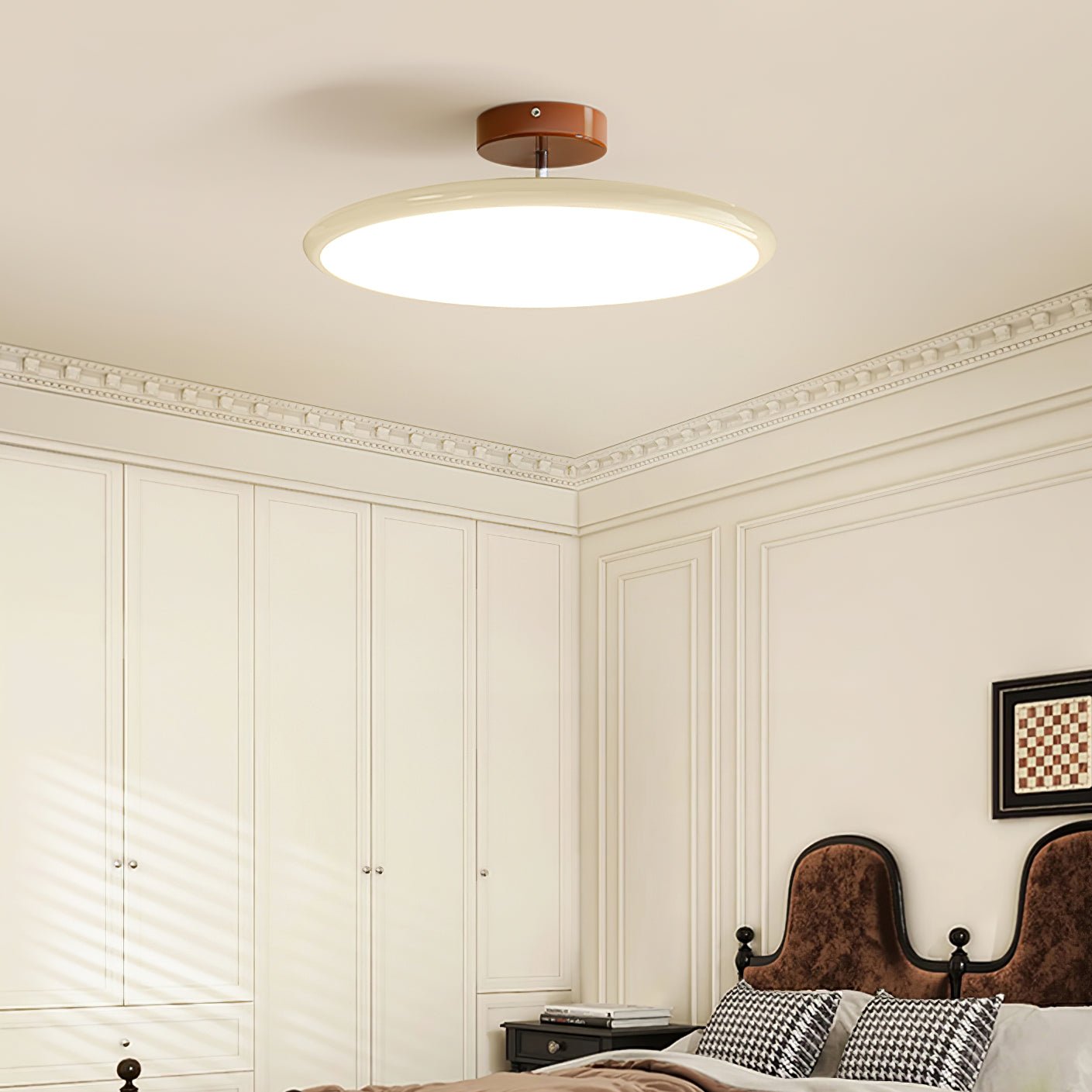 Adjustable Ceiling Lamp | Sleek Circular Design with Customizable Lighting for Indoor Spaces