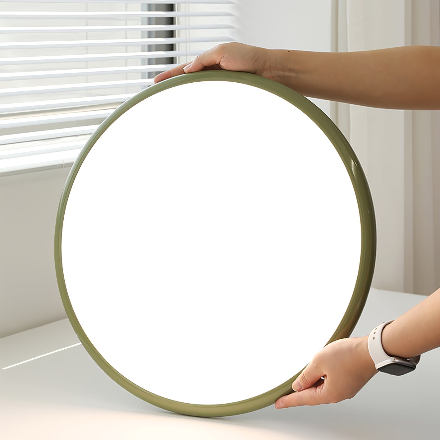 Adjustable Ceiling Lamp | Sleek Circular Design with Customizable Lighting for Indoor Spaces
