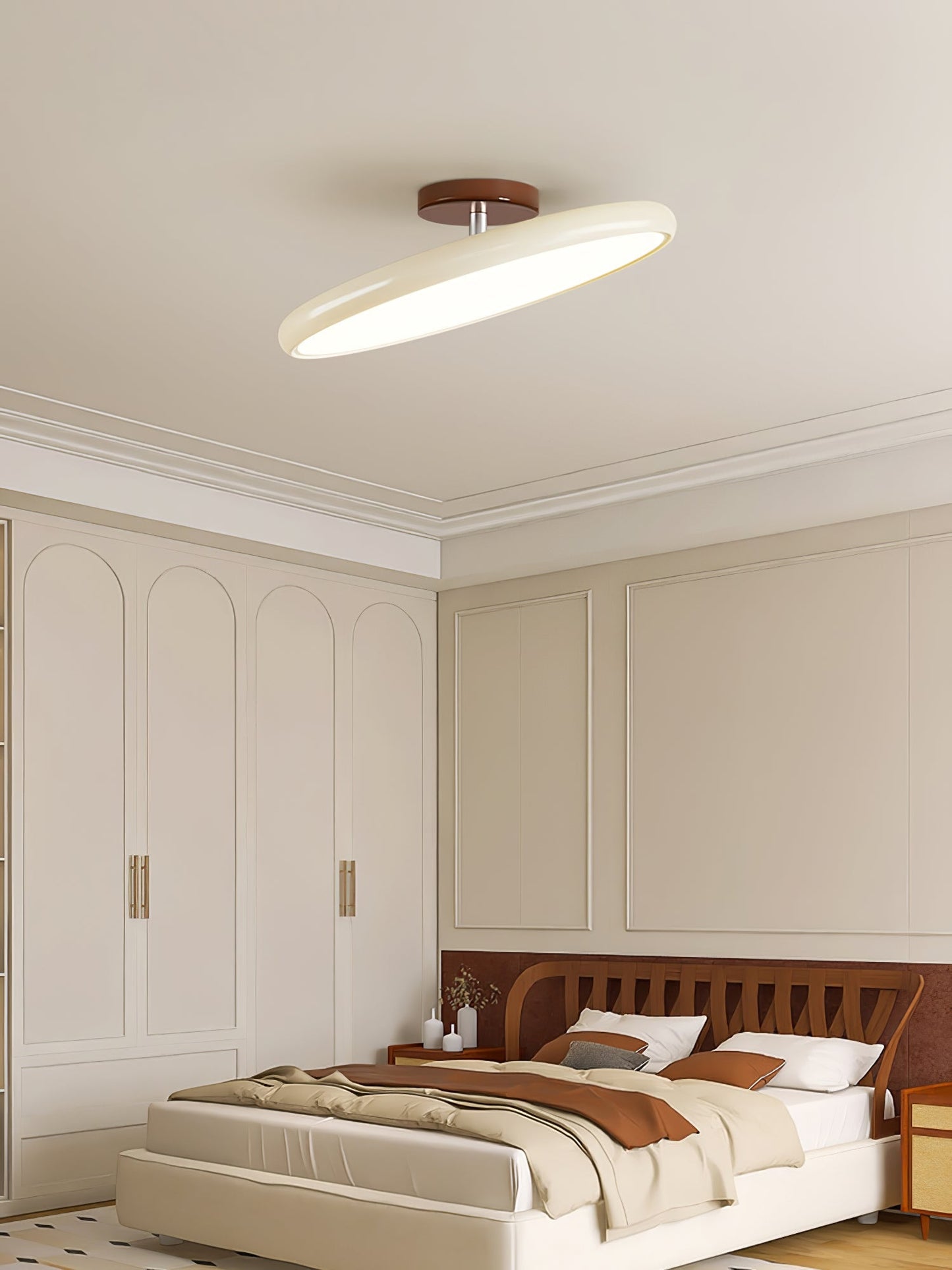 Adjustable Ceiling Lamp | Sleek Circular Design with Customizable Lighting for Indoor Spaces