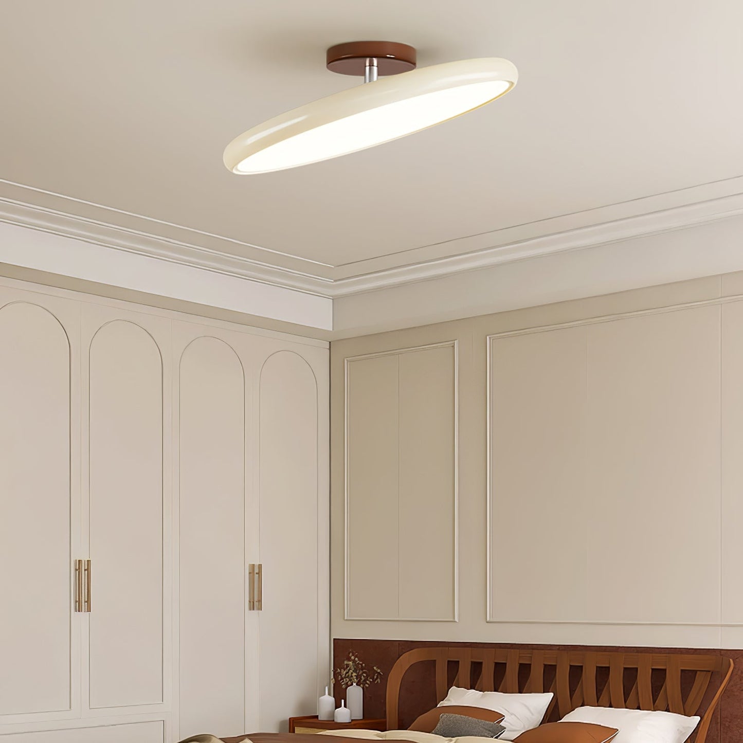 Adjustable Ceiling Lamp | Sleek Circular Design with Customizable Lighting for Indoor Spaces