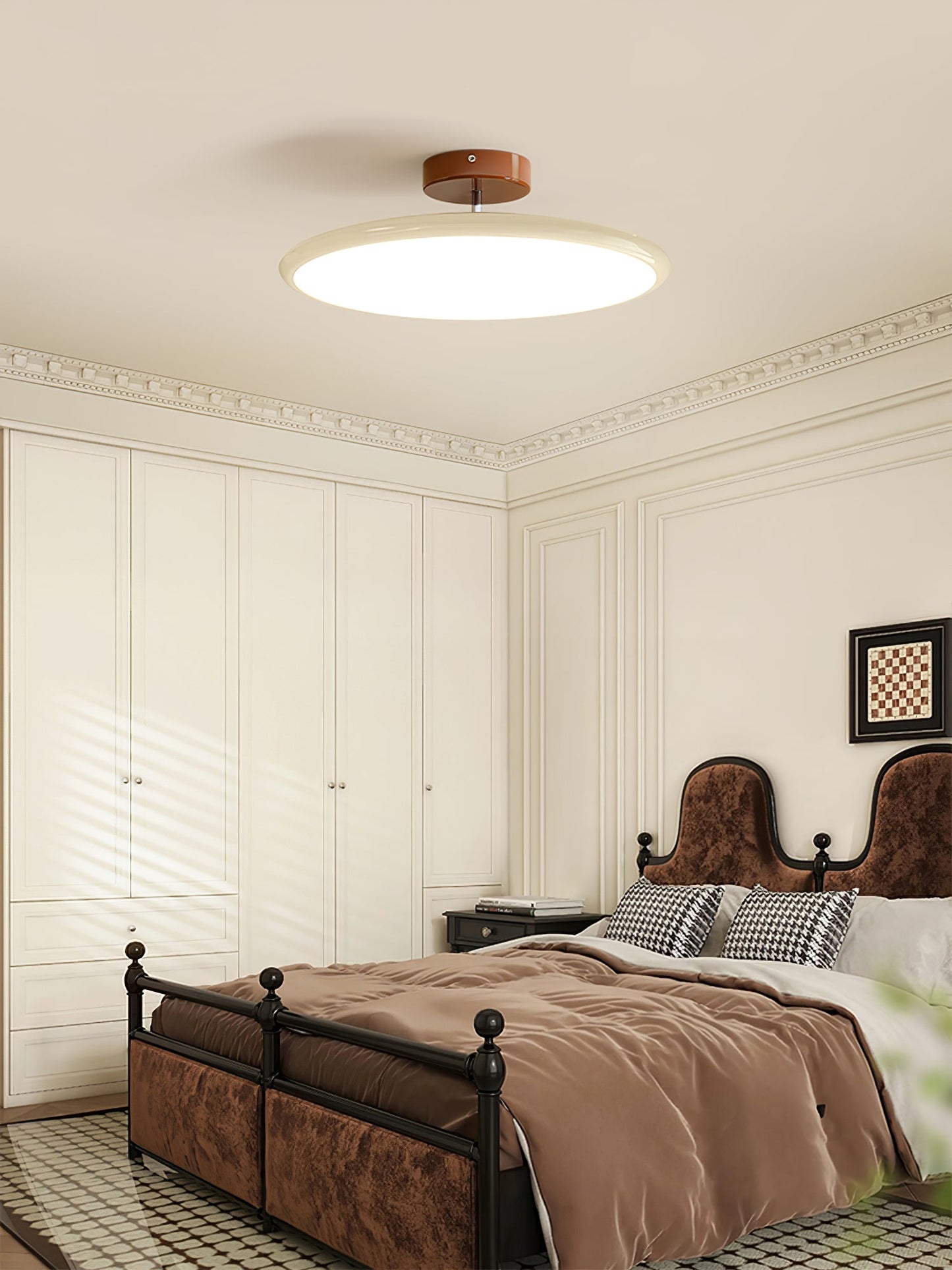 Adjustable Ceiling Lamp | Sleek Circular Design with Customizable Lighting for Indoor Spaces