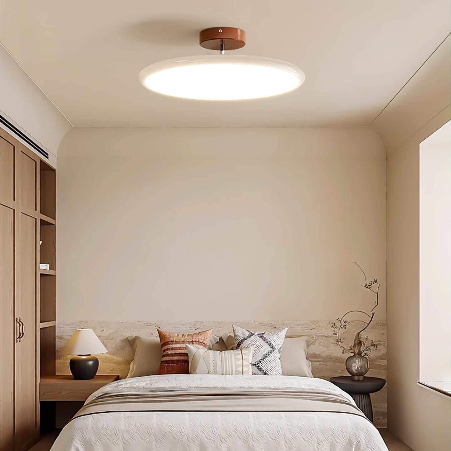 Adjustable Ceiling Lamp | Sleek Circular Design with Customizable Lighting for Indoor Spaces