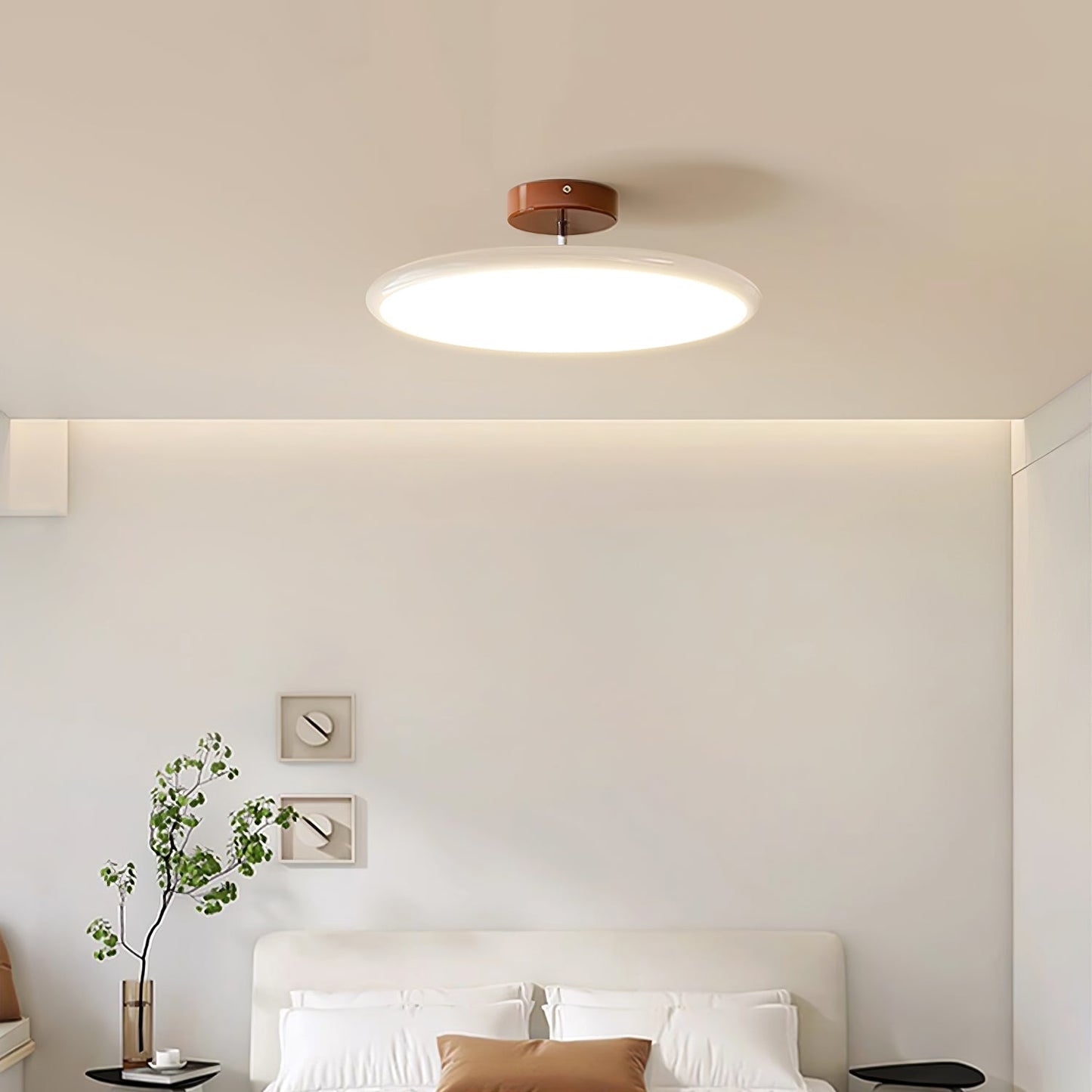 Adjustable Ceiling Lamp | Sleek Circular Design with Customizable Lighting for Indoor Spaces