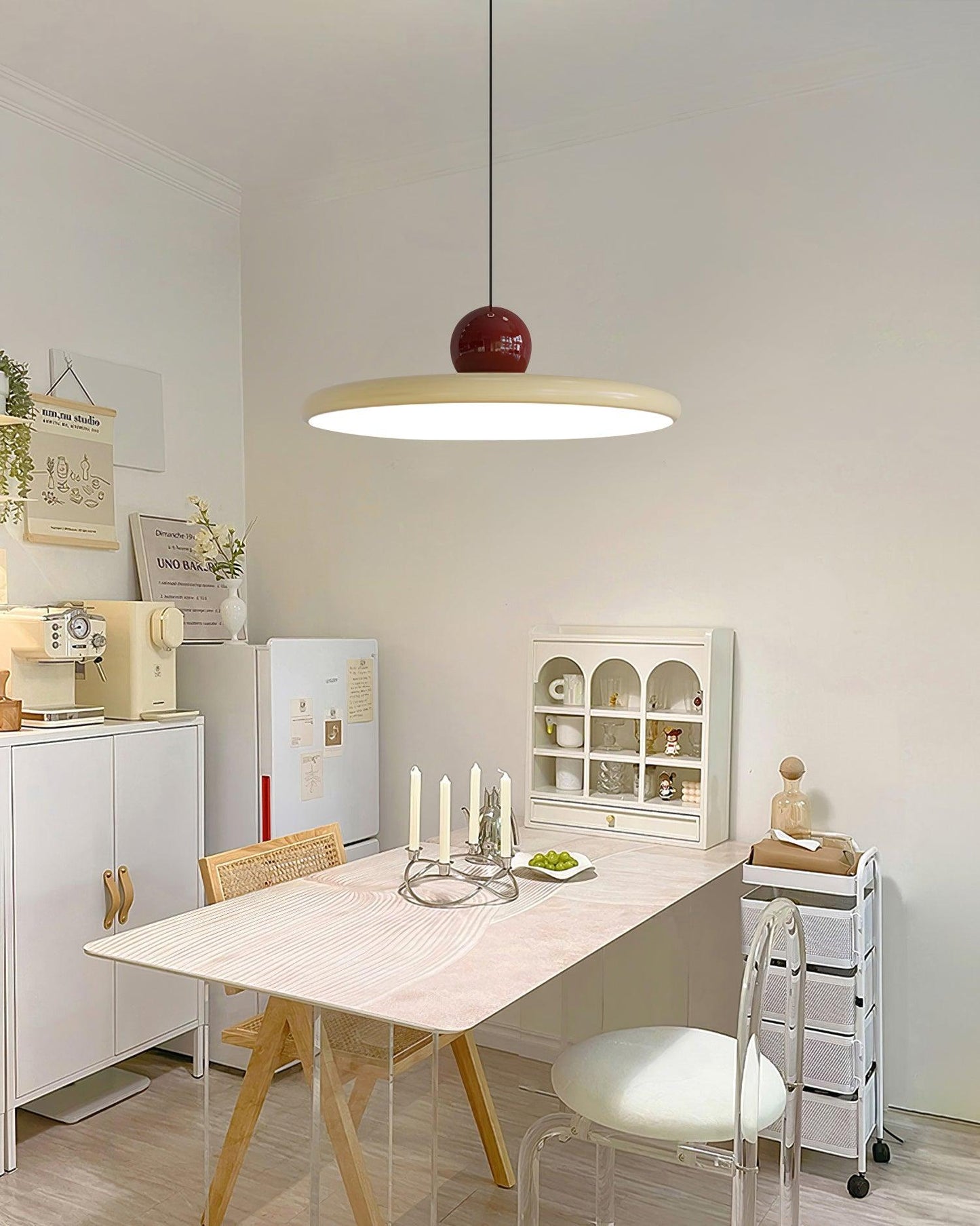 LED Pendant Swag Light Fixture - Adjustable Hanging Lamp for Living Room, Bedroom & Dining Areas