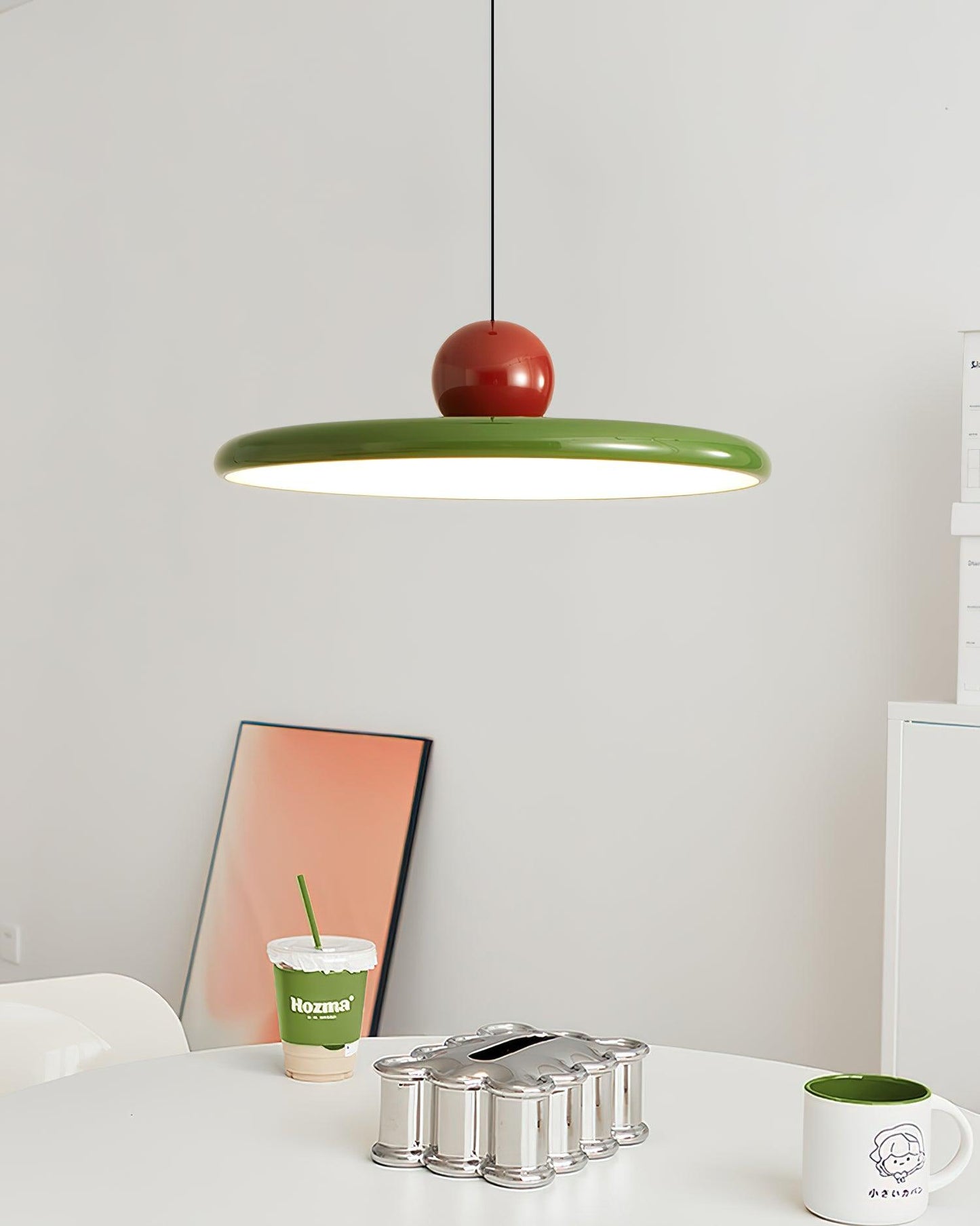 LED Pendant Swag Light Fixture - Adjustable Hanging Lamp for Living Room, Bedroom & Dining Areas
