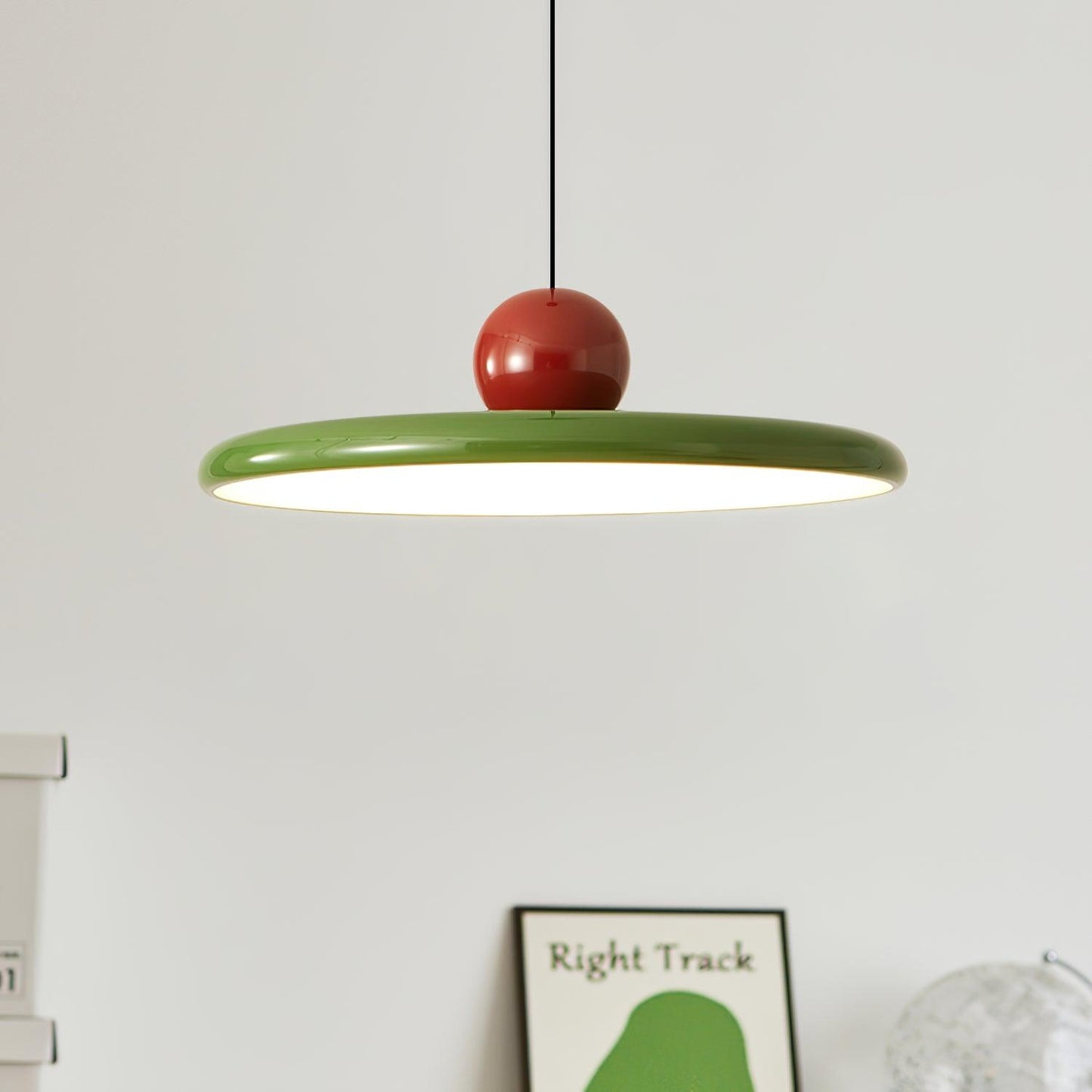 LED Pendant Swag Light Fixture - Adjustable Hanging Lamp for Living Room, Bedroom & Dining Areas