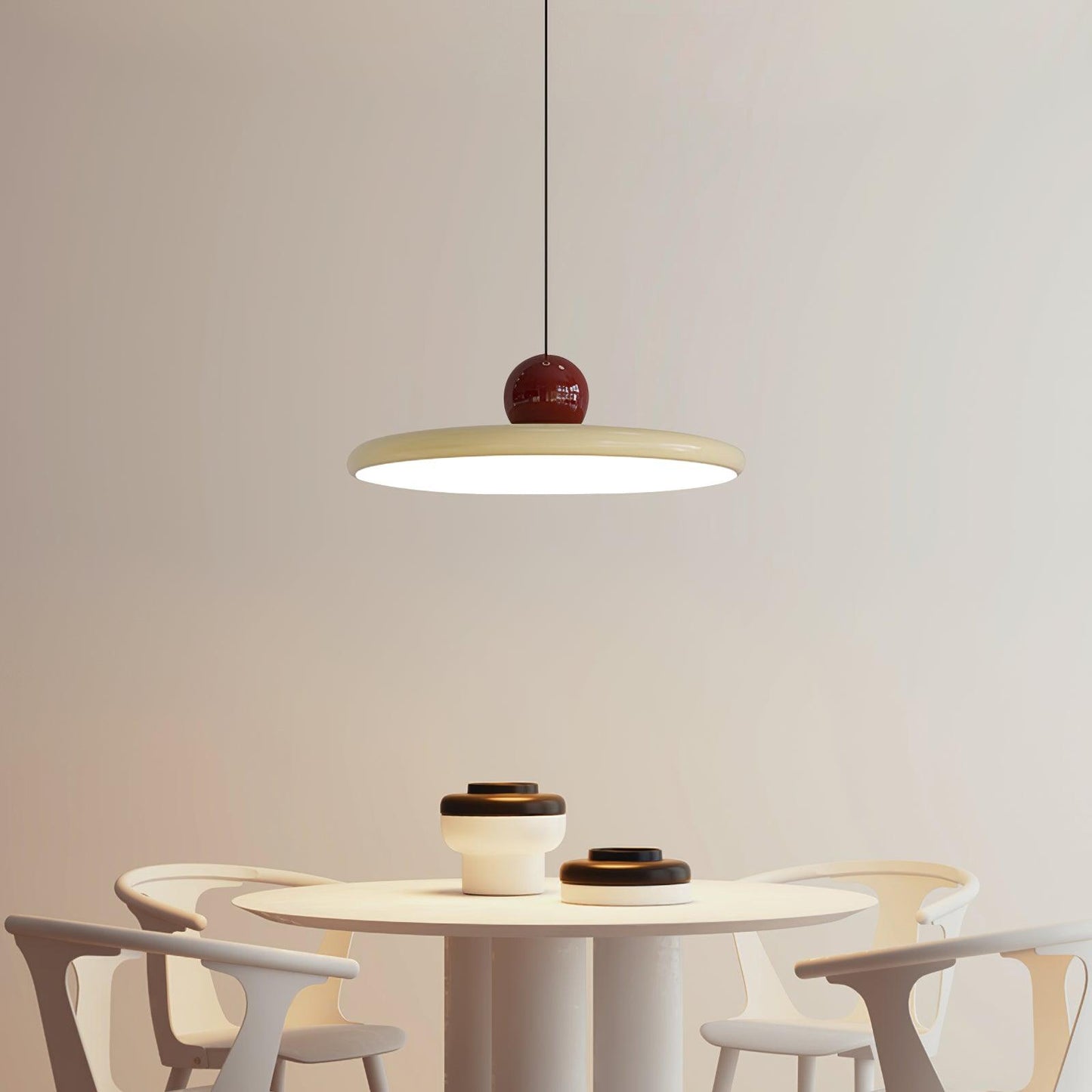 LED Pendant Swag Light Fixture - Adjustable Hanging Lamp for Living Room, Bedroom & Dining Areas