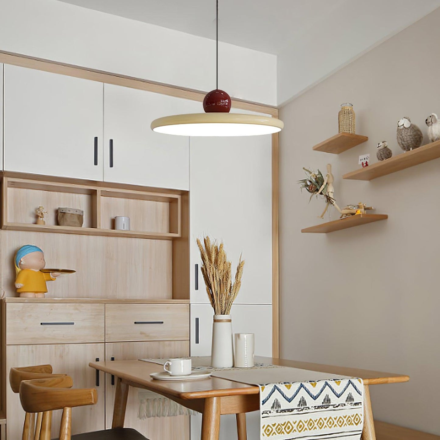 LED Pendant Swag Light Fixture - Adjustable Hanging Lamp for Living Room, Bedroom & Dining Areas