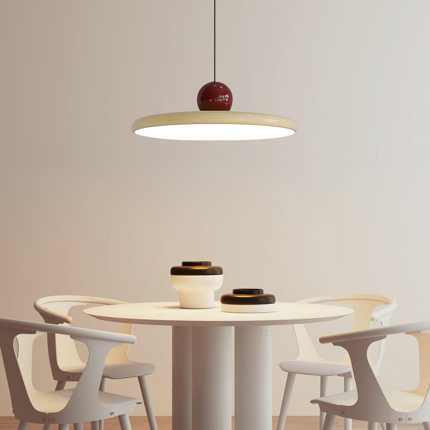 LED Pendant Swag Light Fixture - Adjustable Hanging Lamp for Living Room, Bedroom & Dining Areas
