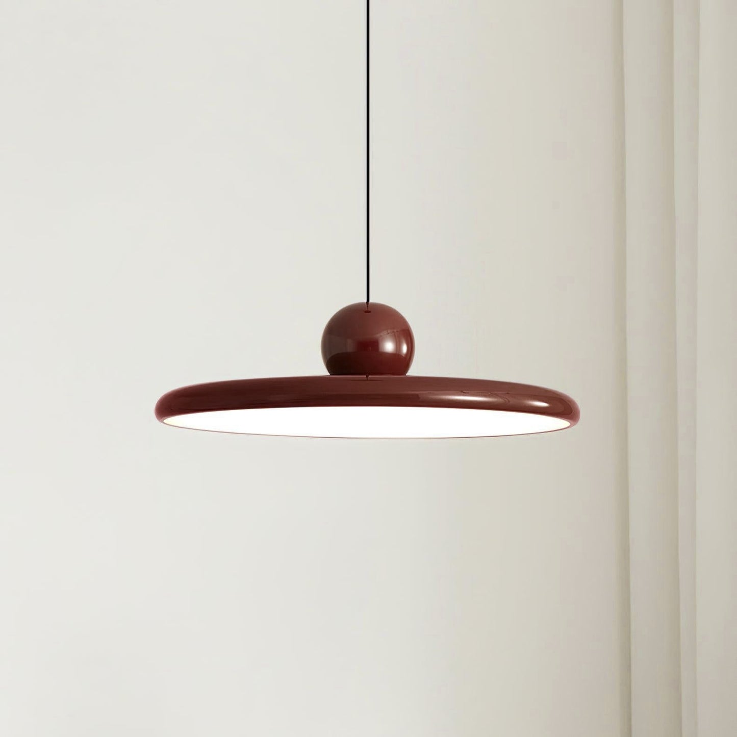 LED Pendant Swag Light Fixture - Adjustable Hanging Lamp for Living Room, Bedroom & Dining Areas