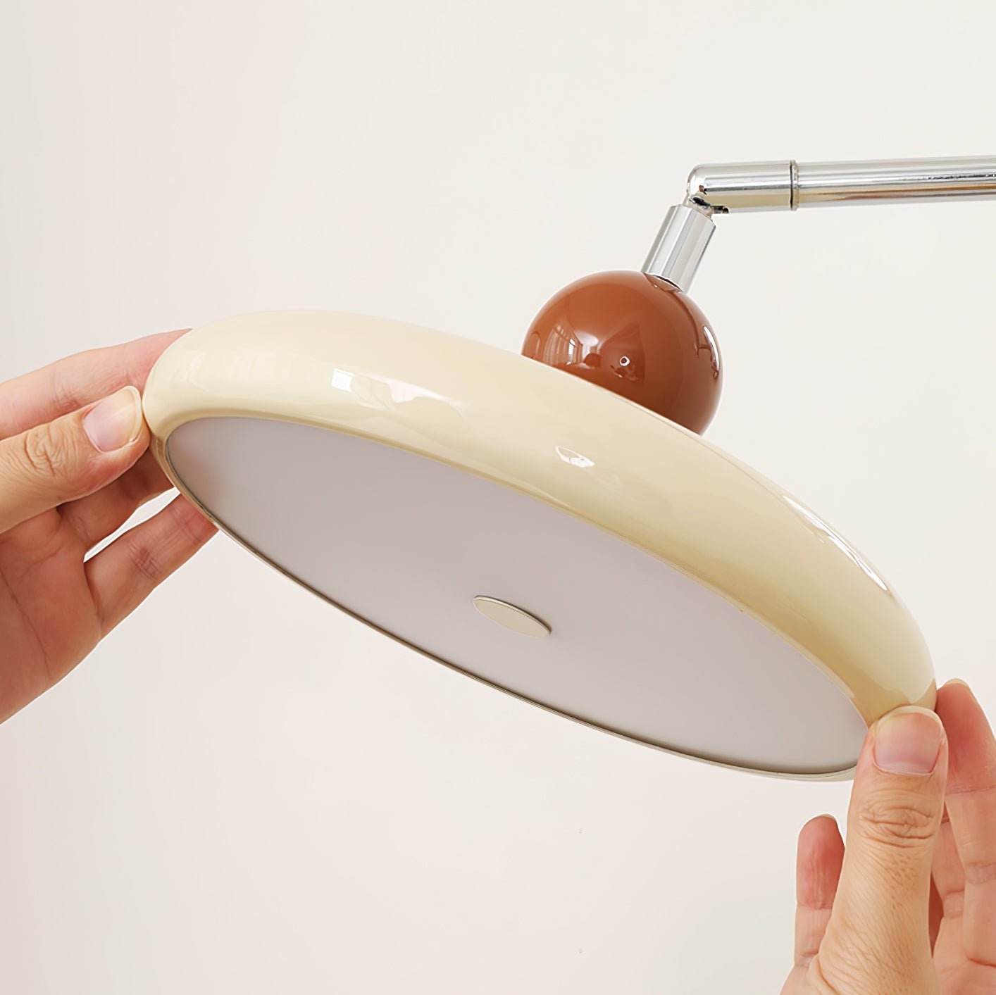 Plug-in Wall Lamp with Adjustable Arm and Warm White LED Light for Living Room & Bedroom Use