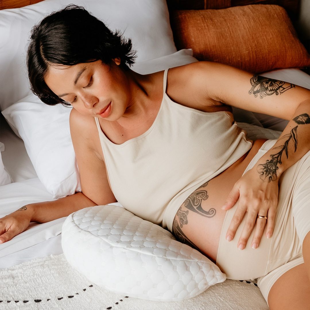 Adjustable Pregnancy Pillow with Full Body Support – Side-Sleeping Maternity Pillow for Pregnant Women | Back & Hip Pain Relief Body Pillow