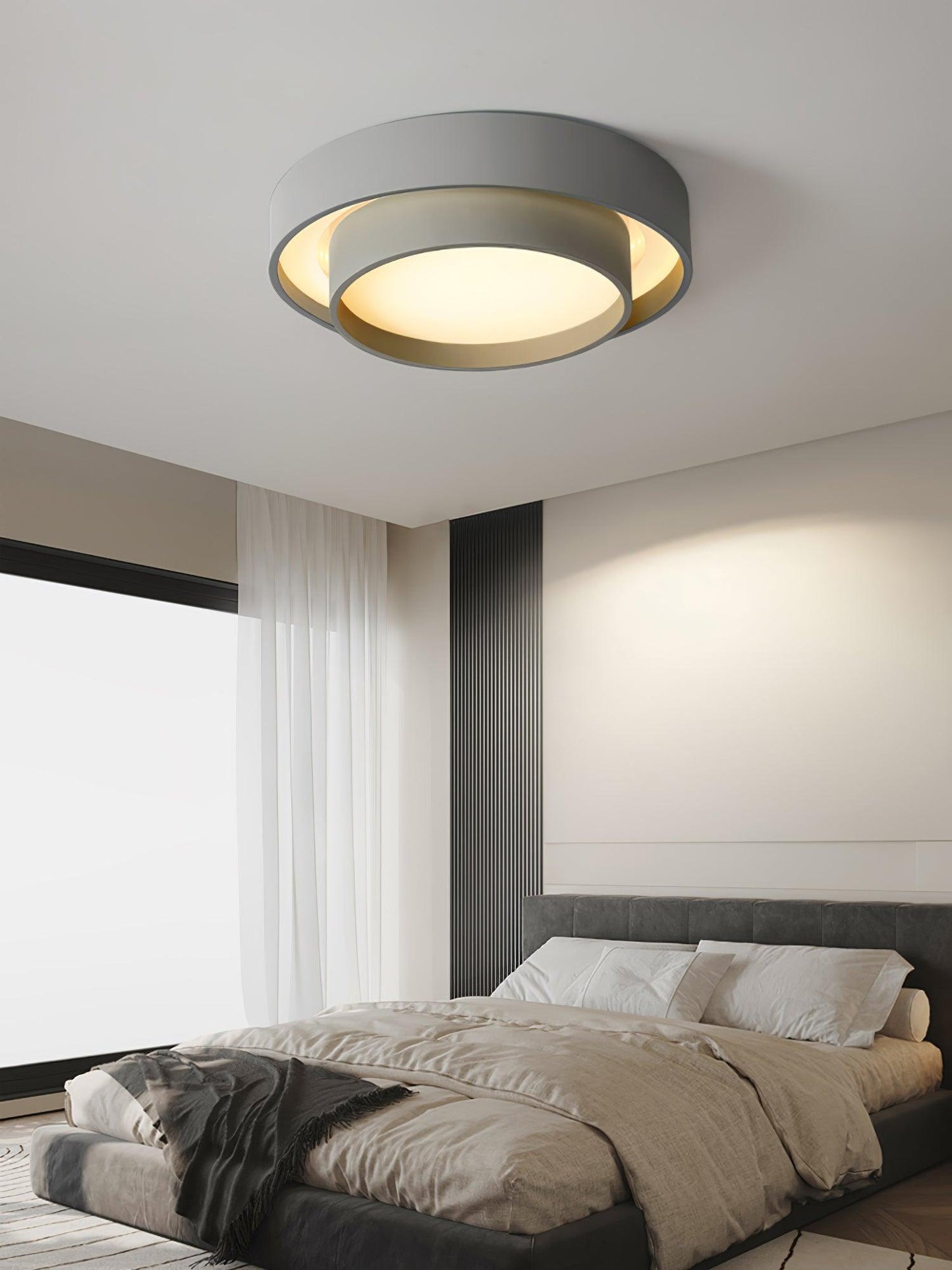 LED Ceiling Lamp | Dimmable, Cylinder Shape & Stylish Lighting for Living Room and Bedrooms