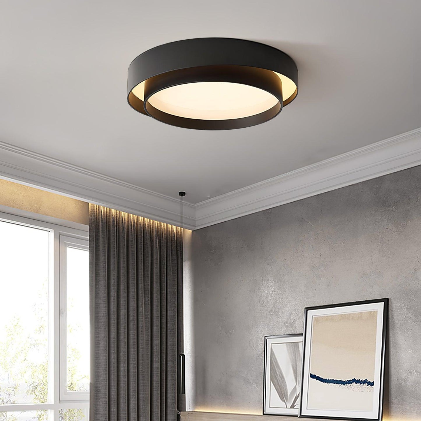 LED Ceiling Lamp | Dimmable, Cylinder Shape & Stylish Lighting for Living Room and Bedrooms