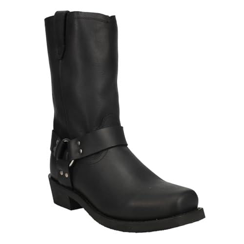 Men's Black Harness Boot - Non-Slip, Oil-Resistant & Ideal for Rugged Outdoor Wear