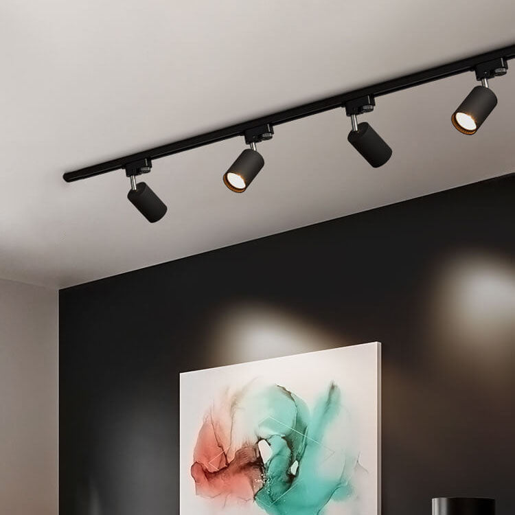 LED Flush Mount Tubular Track Lighting - 3/4/5 Light Fixture for Kitchen, Living Room & Home Office