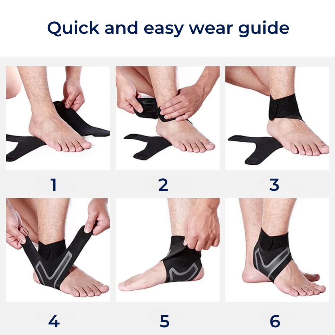 Adjustable Elastic Ankle Brace | Optimal Compression & Stability for Injury Recovery and Daily Support