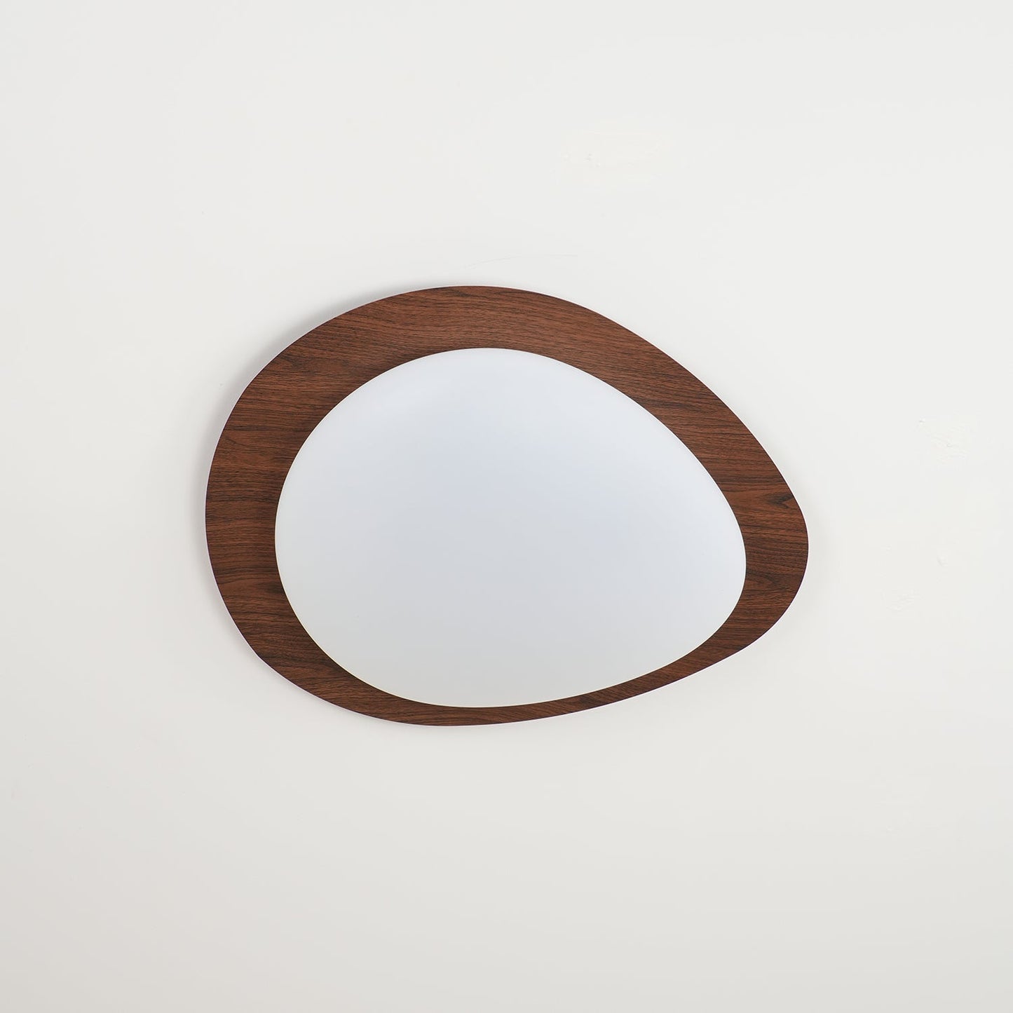 Nordic Ceiling Light | Ceiling Mount light fixture, Dimmable, Walnut Wood Grain Finish & Ideal for Indoor Home Decor