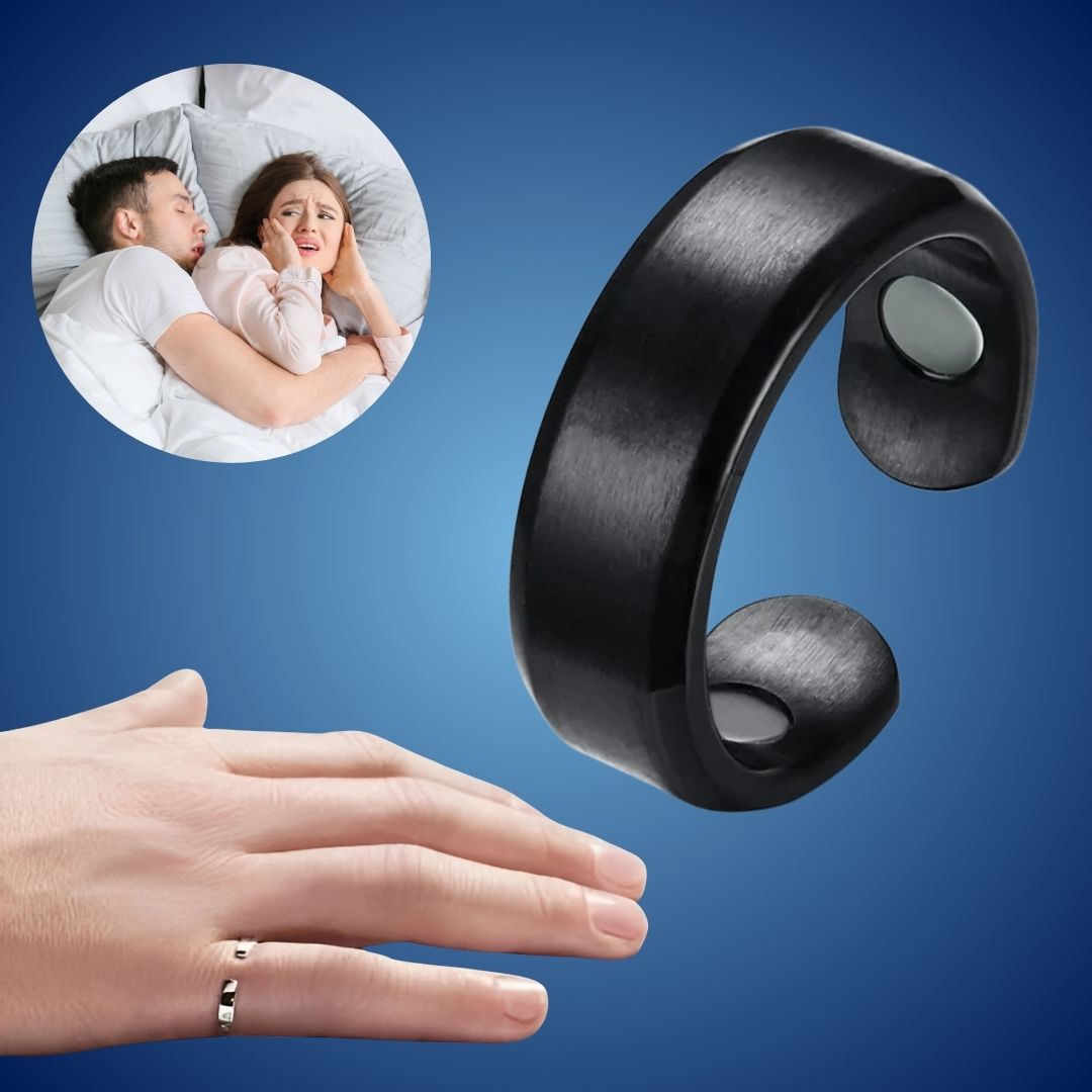 Anti-Snore Ring | Reduces Snoring, Clears Airways & Improves Sleep Quality for Restful Nights