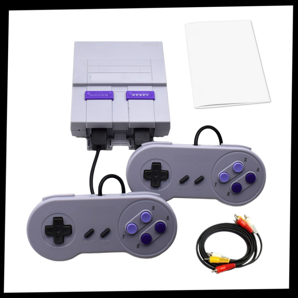 Mini Retro Game Console with 620 Built-in Classic Games for TV - Portable Gaming System for Nostalgic Fun and Family Entertainment