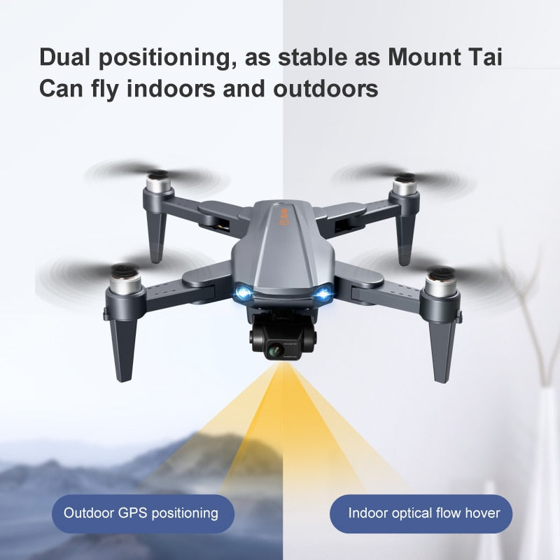 8K HD Dual Camera Drone with GPS and Brushless Motors for Aerial Photography and Videography