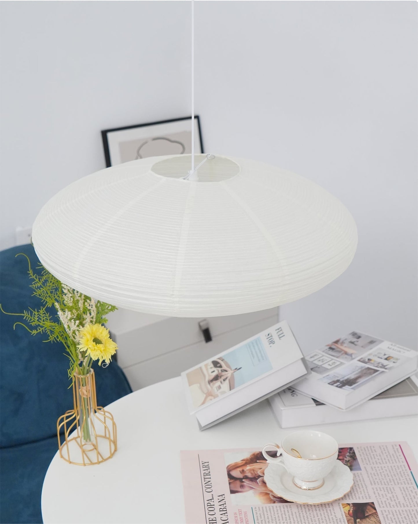 Washi Paper Pendant Light | Handcrafted, Translucent & Ideal for Indoor Spaces
