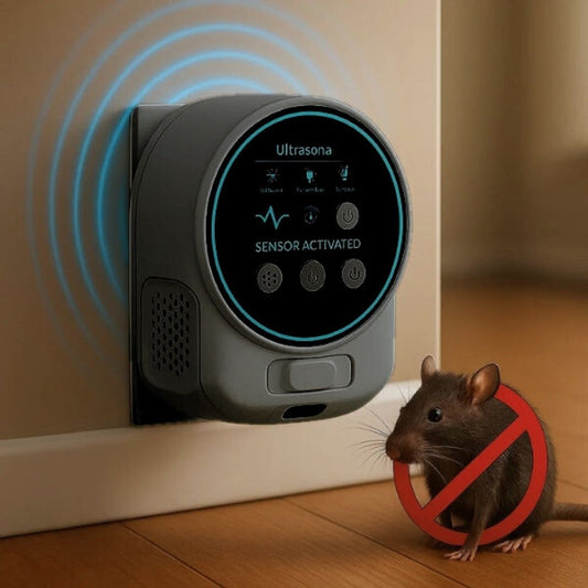 Energy Efficient Ultrasonic Pest Repeller for Mice and Rats - Eco-Friendly, Plug-In Device for Home Use