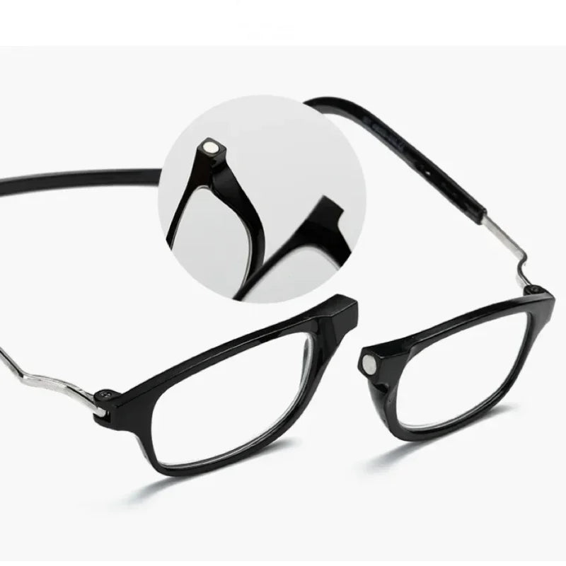 Adjustable Hanging Neck Magnetic Reading Glasses Clic Glasses