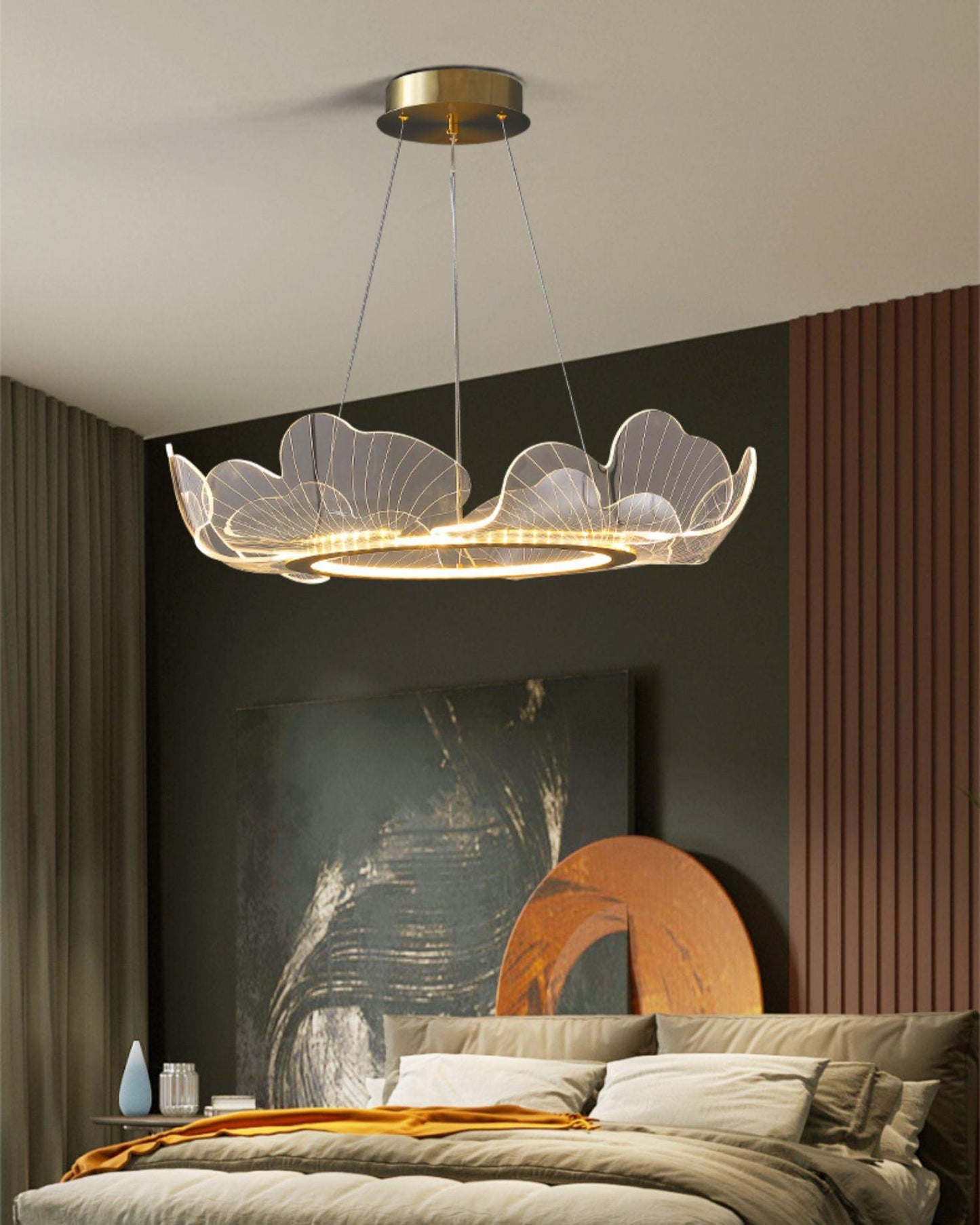 Sea Chandelier Light Fixture - Coastal Style Hanging Pendant for Dining Room & Living Room Decor