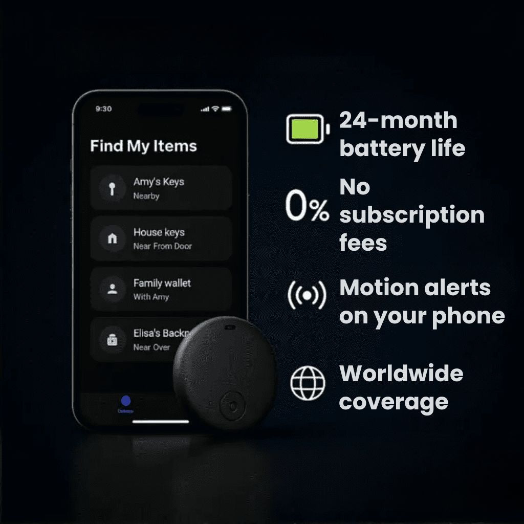 GPS Tracker for Cars | No Subscription, Compatible with Android & iOS for Vehicle Location Tracking