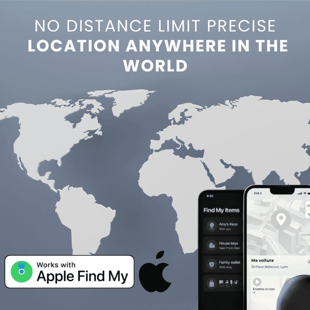 GPS Tracker for Cars | No Subscription, Compatible with Android & iOS for Vehicle Location Tracking