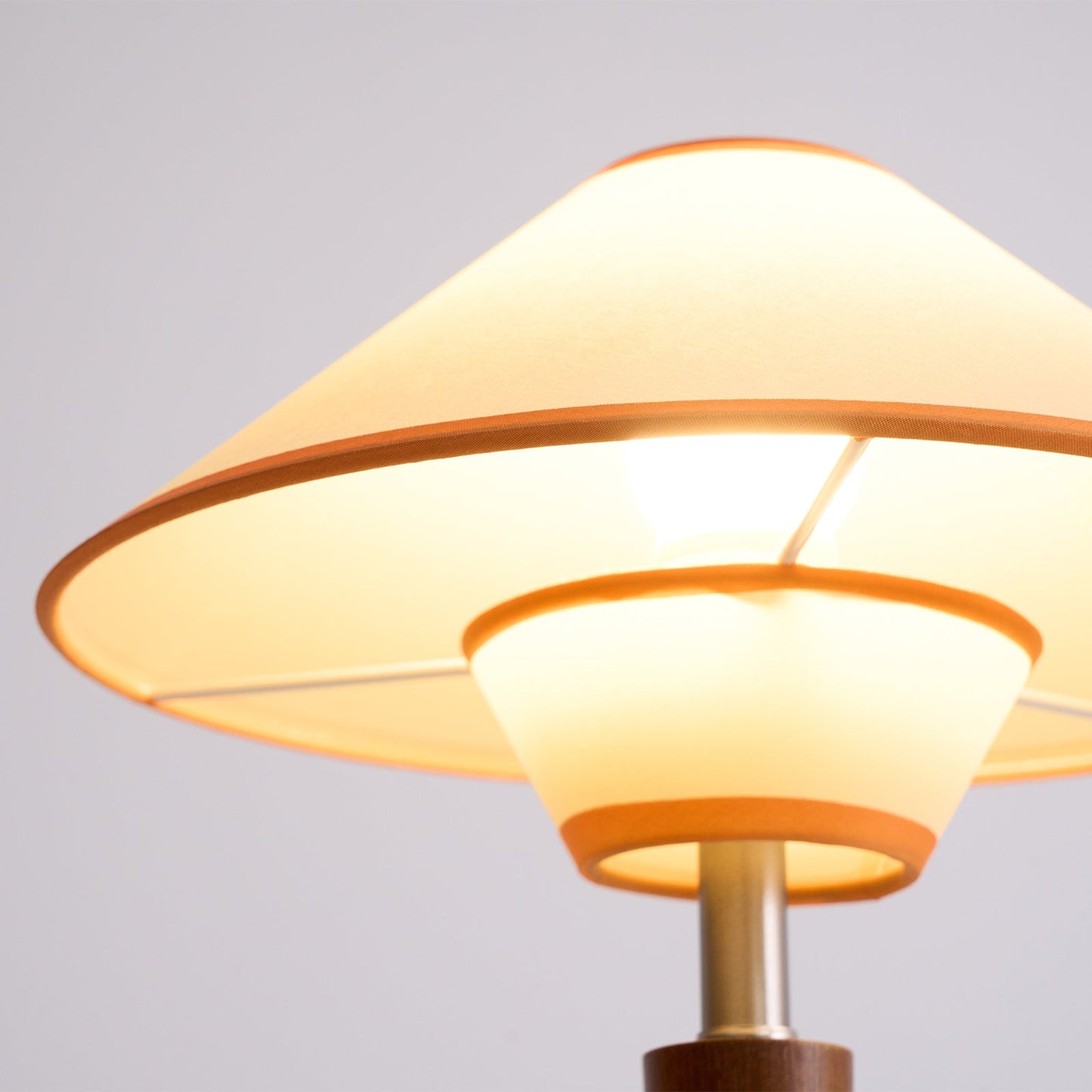Wooden Table Lamp | Sleek Design with Fabric Shade & Ideal for Indoor Use in Modern Living Spaces