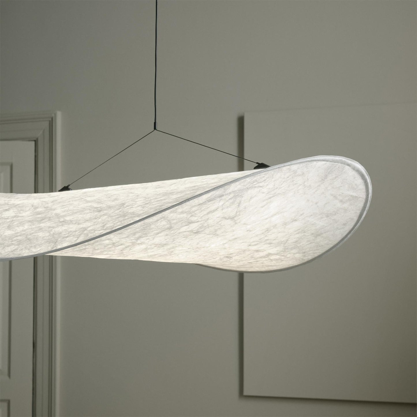 Nordic Silk Cloud Pendant Lamp | Dimmable, Adjustable Height & Ideal for Modern Indoor Decor | Wabi-sabi Style