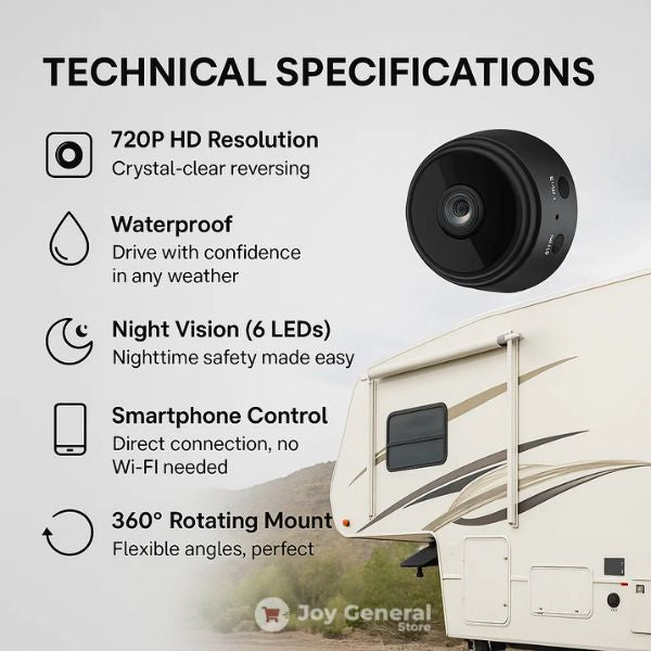 Wireless Backup Camera Full Hd For Rv Truck And Trailer