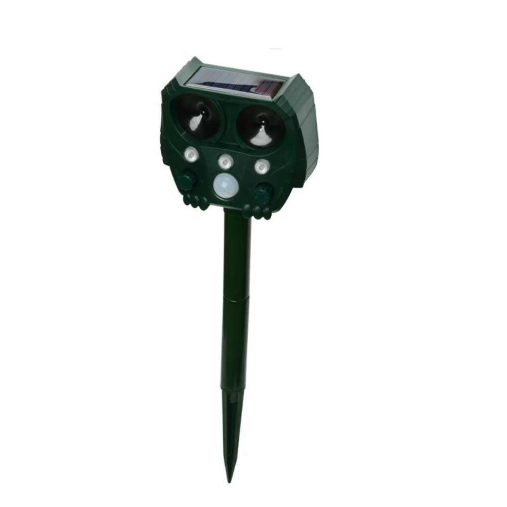Ultrasonic Cat Repellent Device - Sonar Noise Deterrent for Cats, Dogs, Foxes, Rats & Squirrels - Effective Outdoor Animal Control
