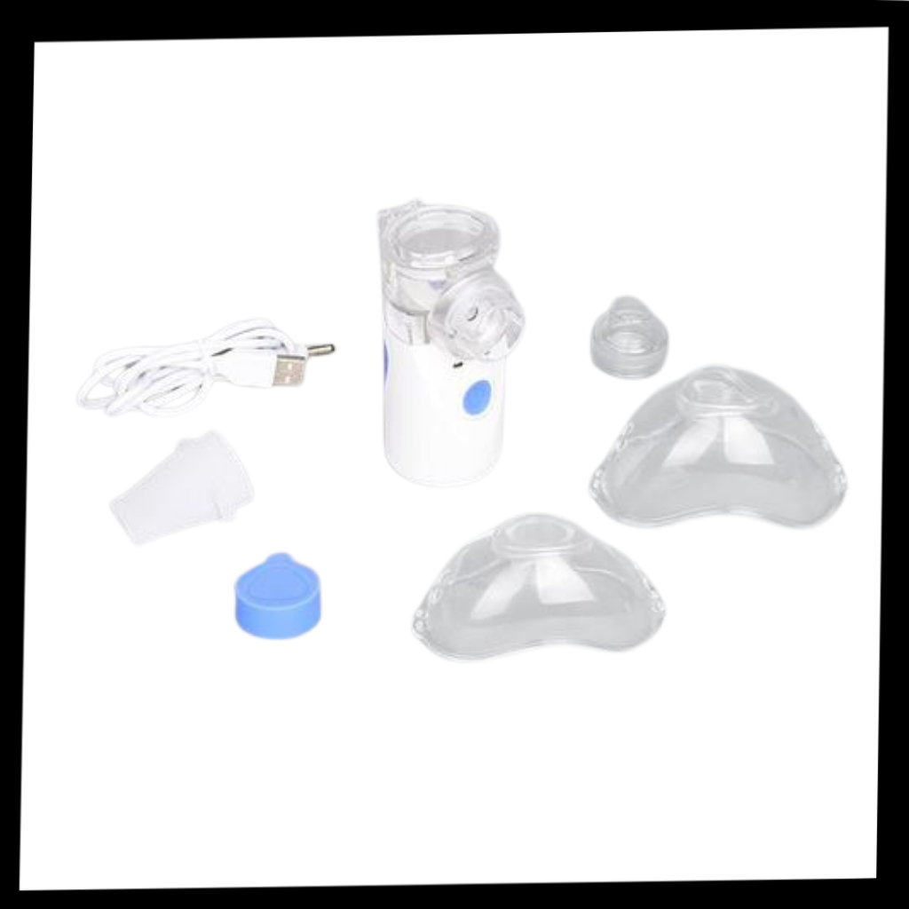 Ultrasonic Portable Nebuliser Machine| Lightweight, Dual Power Supply & Ideal for Children and Adults with Breathing Difficulties