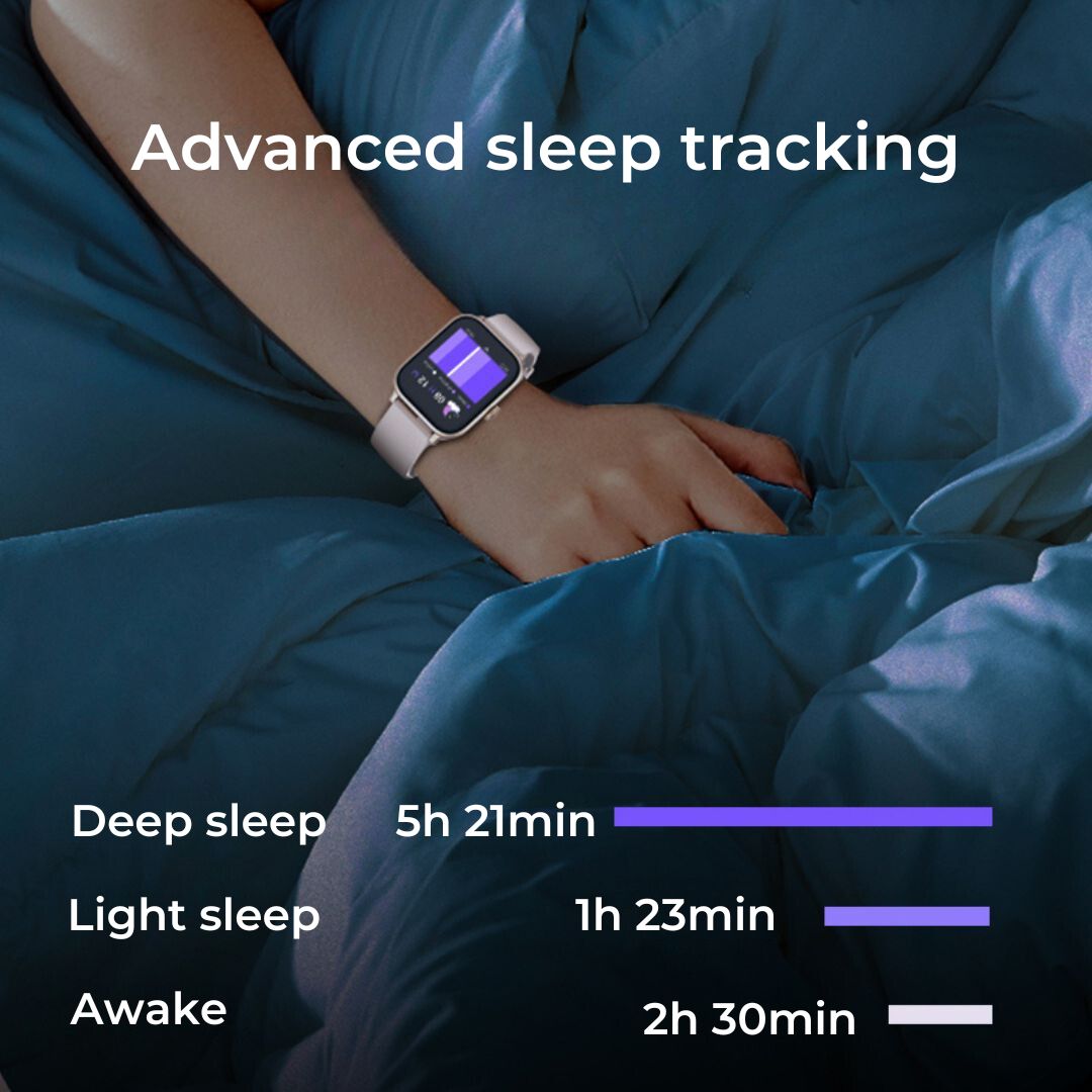 Smartwatch with Health Tracking | Heart Rate Monitoring, Sleep Tracking & Fitness Tracking for Health Enthusiasts