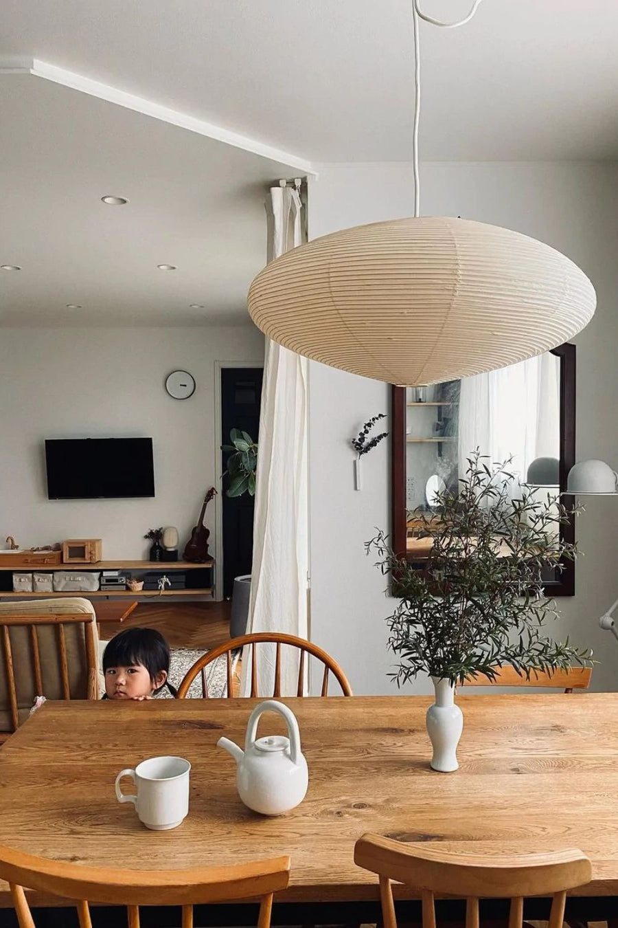 Washi Paper Pendant Light | Handcrafted, Translucent & Ideal for Indoor Spaces
