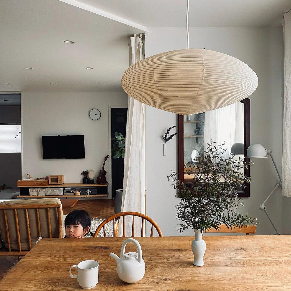 Washi Paper Pendant Light | Handcrafted, Translucent & Ideal for Indoor Spaces